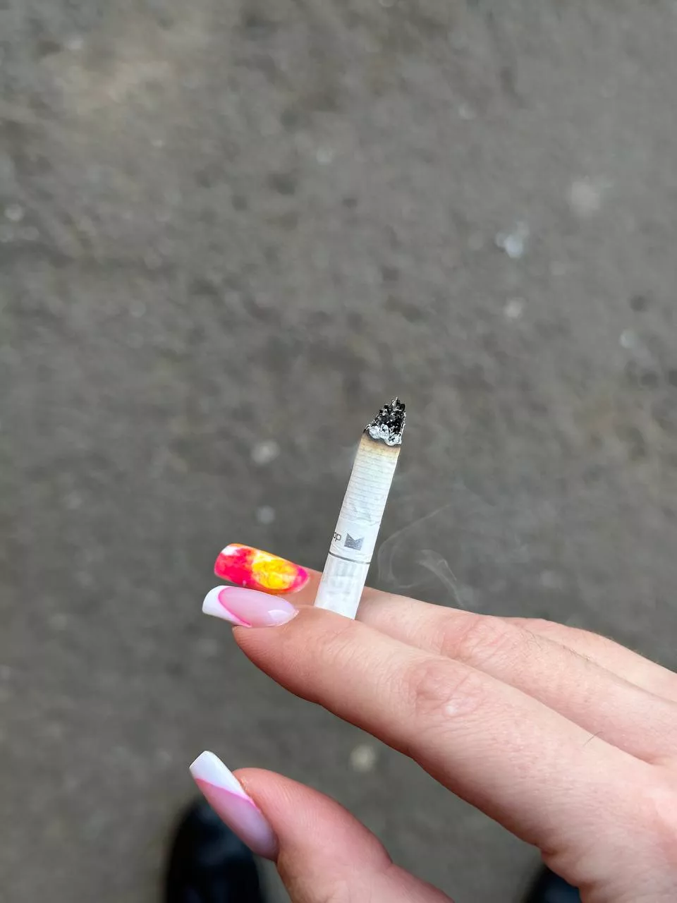 Holding cigarette is the best feeling ever