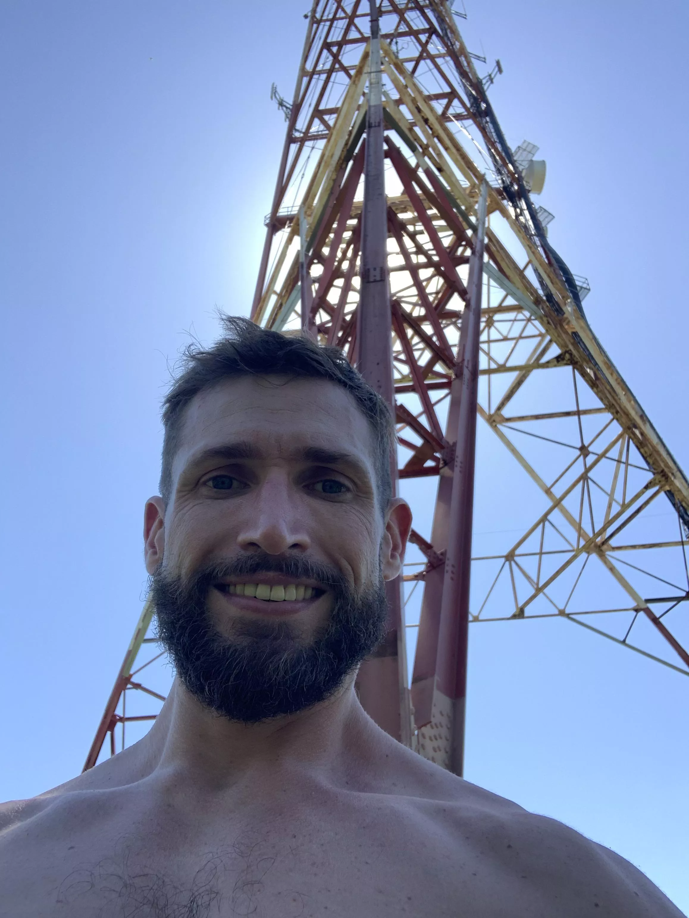 Hot one today, some of the only shade here