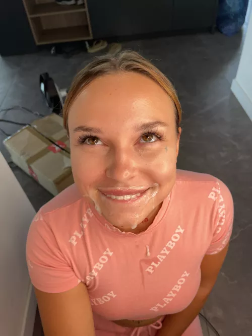 How you make me smile.