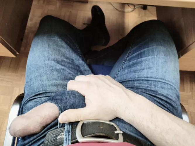 I think these jeans are a little small in places... 😅