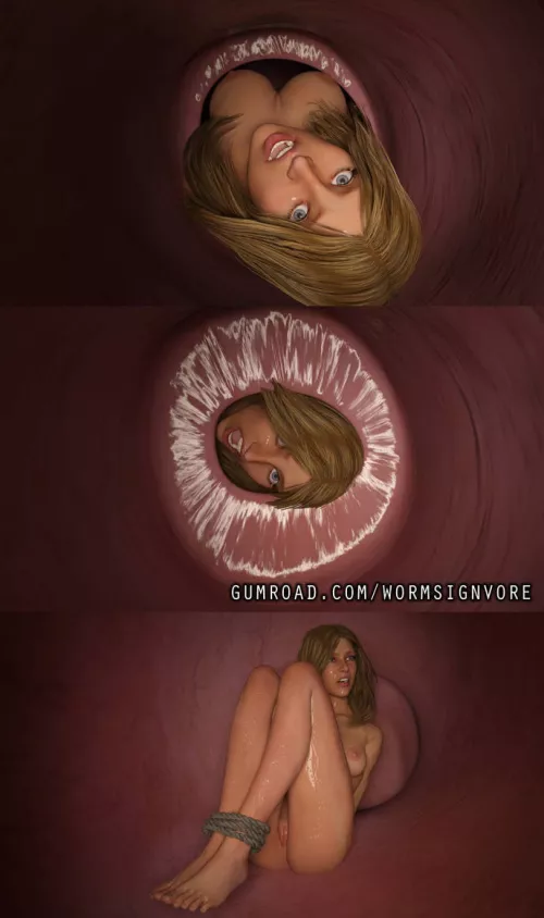 {Image} Orca Eats Lifeguard Test Images 4/14 (?/Orca)(F/Human)(Soft)(Oral)(unwilling)(nsfw)(OC: WormsignVore Animations)