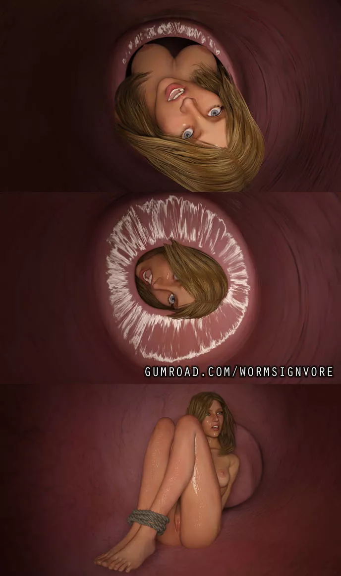 {Image} Orca Eats Lifeguard Test Images 4/14 (?/Orca)(F/Human)(Soft)(Oral)(unwilling)(nsfw)(OC: WormsignVore Animations)