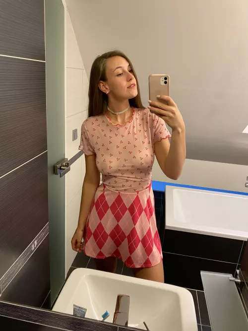 It’s always a thrill wearing skirts and no underwear