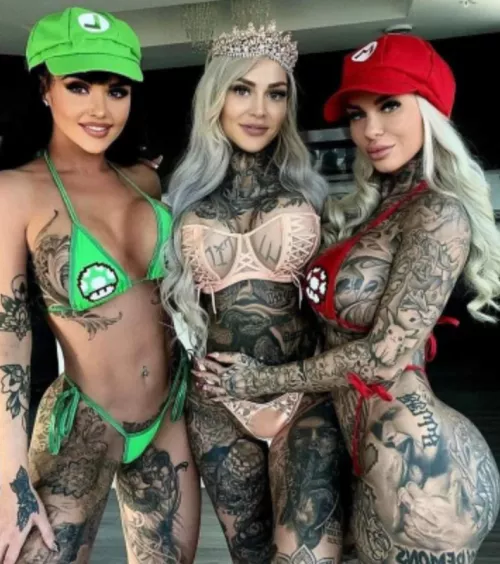 Luigi Princess Mario