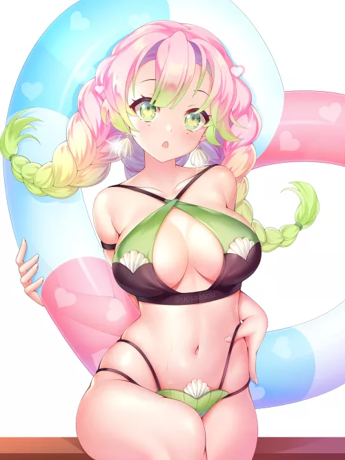Mitsuri summer Bikini (Kimetsu no Yaiba)
