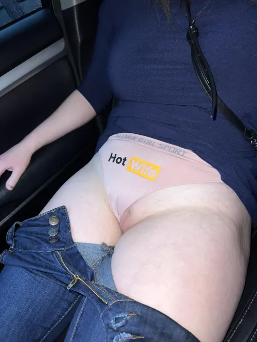 My panties are right to the point