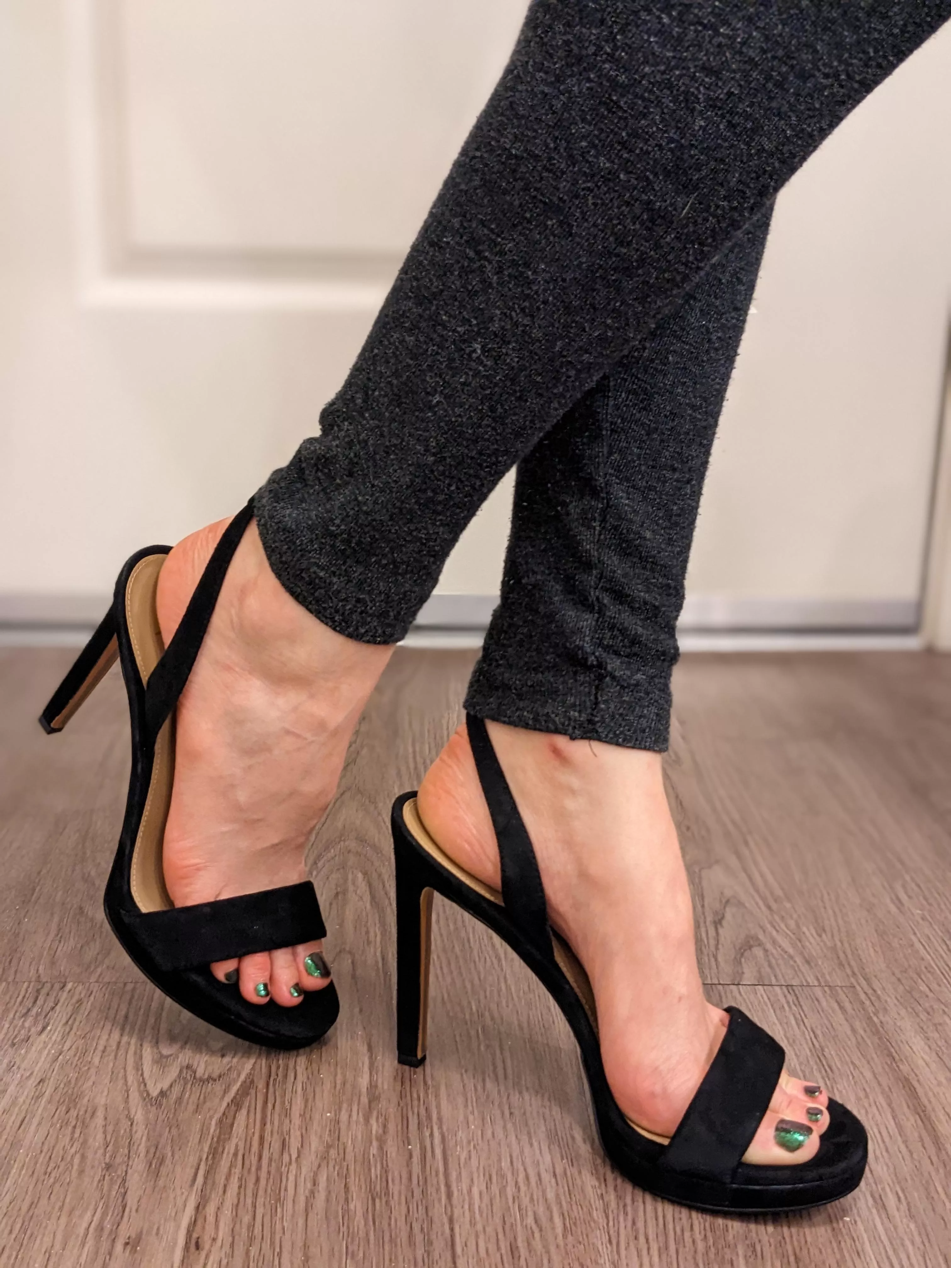 New heels and new pedi
