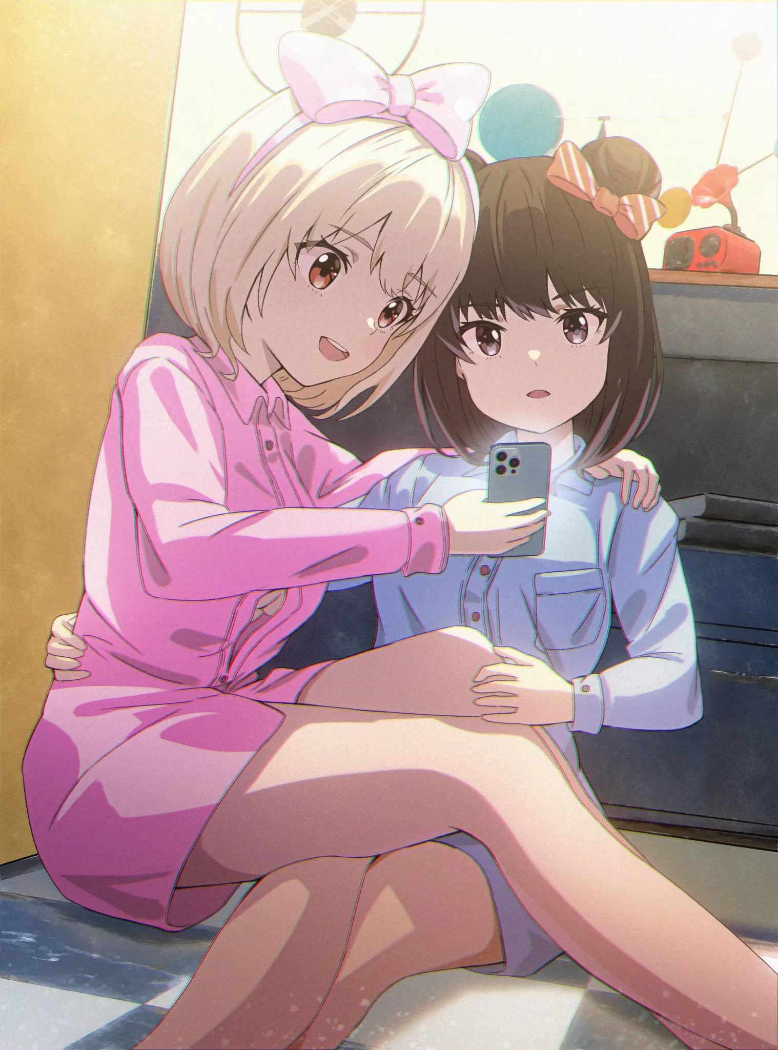 Taking a selfie with the waifu (By Edgar) [Lycoris Recoil]