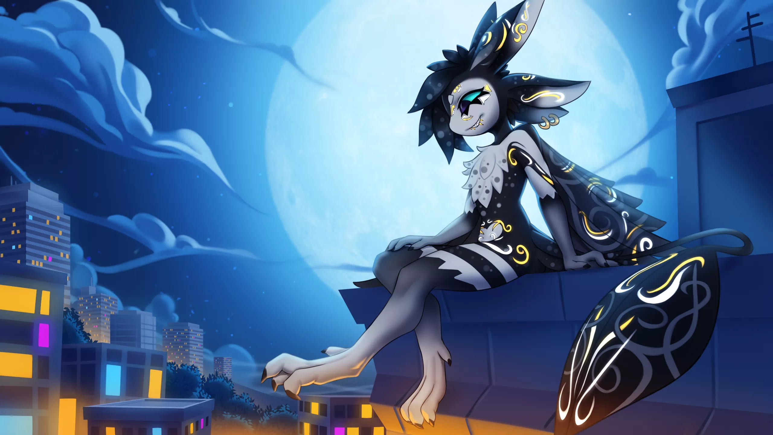 We need more Avali here! Here's mine. (art by idlr_r)