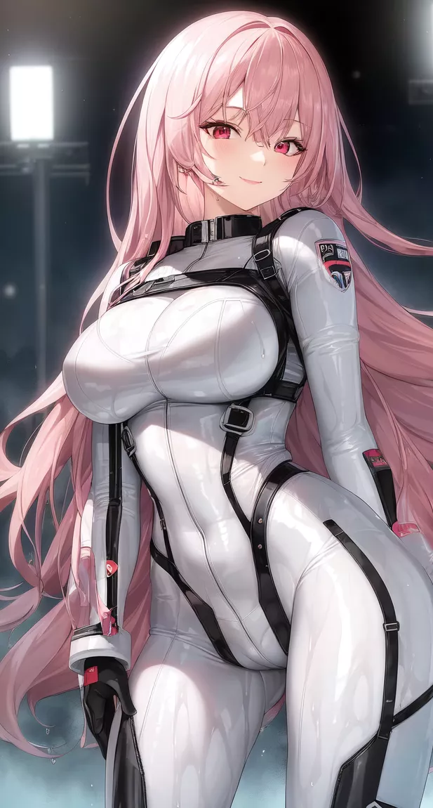 White Mecha Pilot Suit