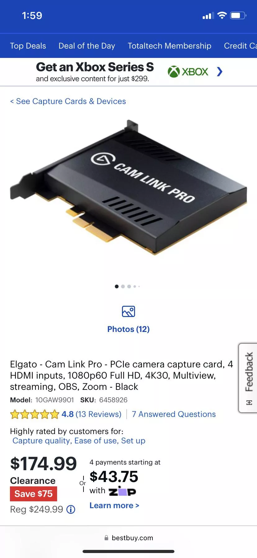 Would this be a decent card to stream Nintendo Switch gameplay? Or do I not even need something this expensive for high quality Switch streaming? Anyone have any quick capsule review for the capture cards you guys are using?