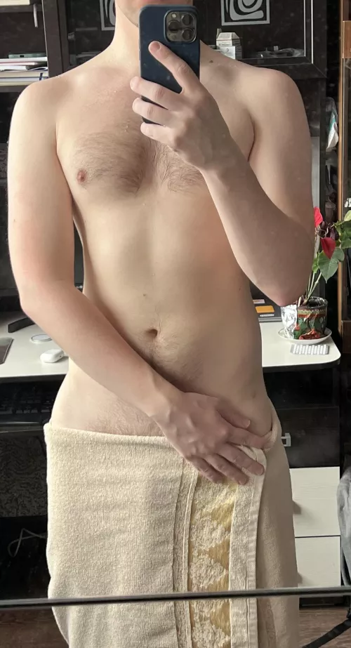 After shower