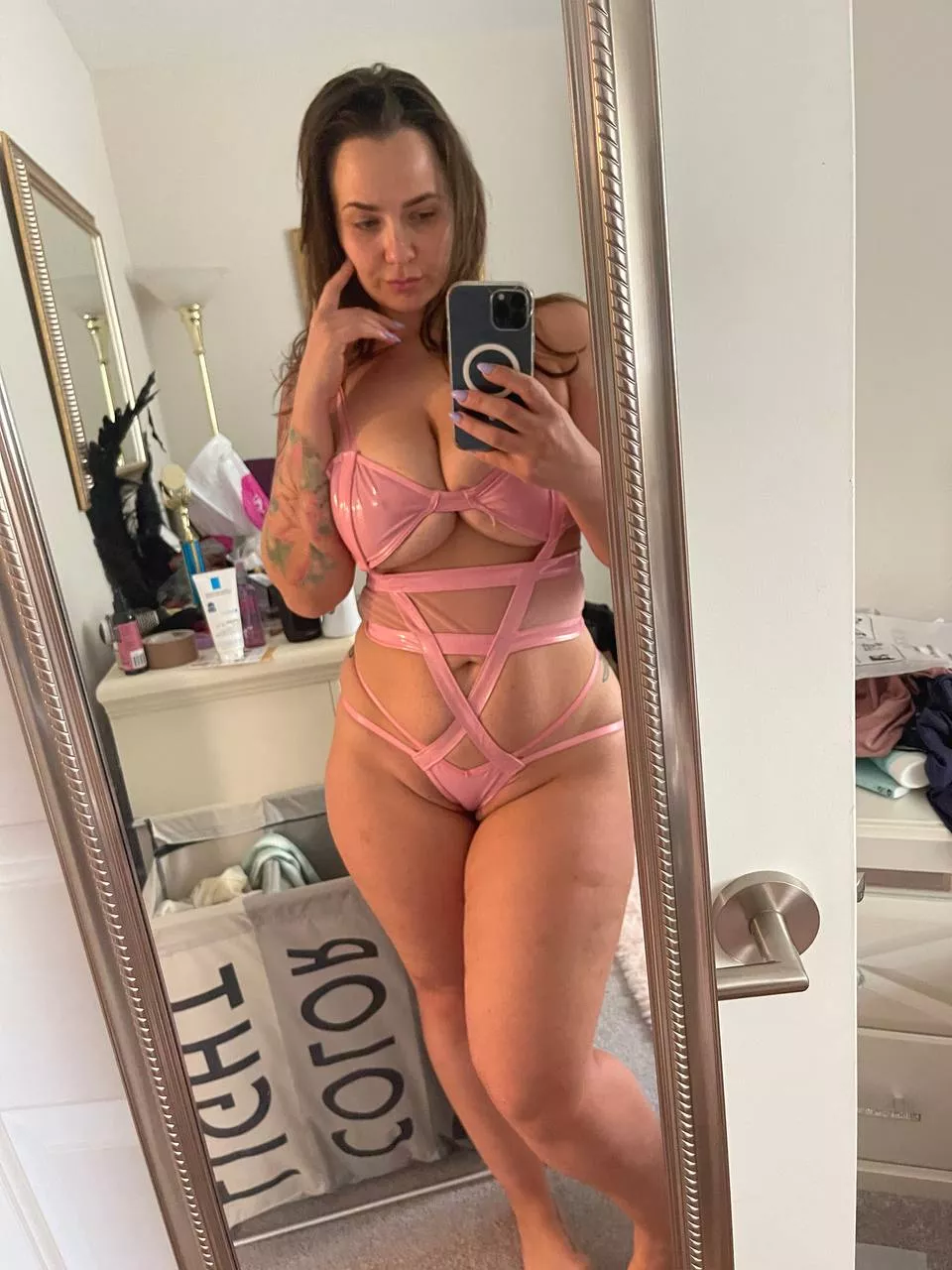 Amazing latex lingerie