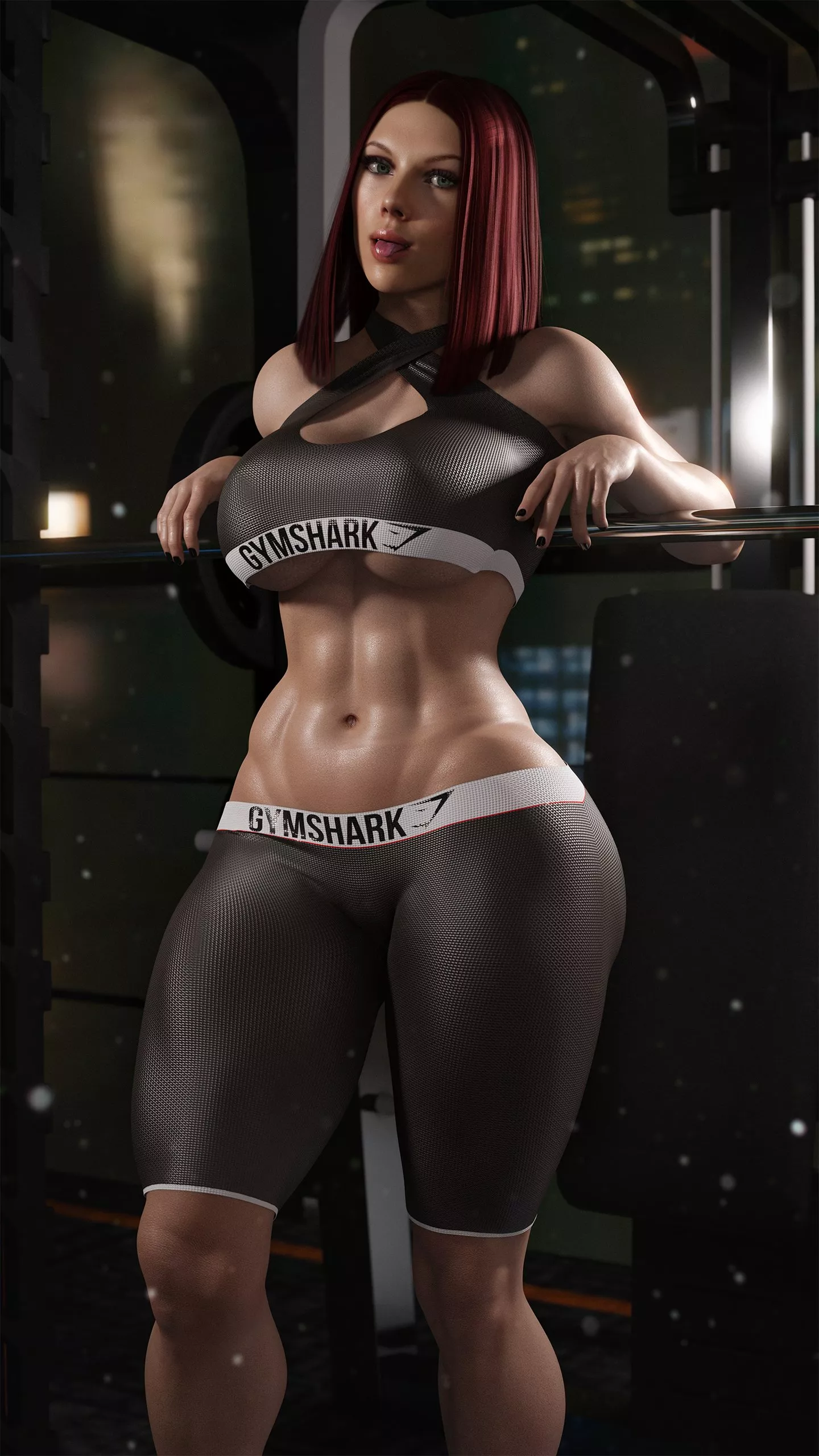 Black Widow Gymshark Outfit (BabaYaga0F) [Marvel]