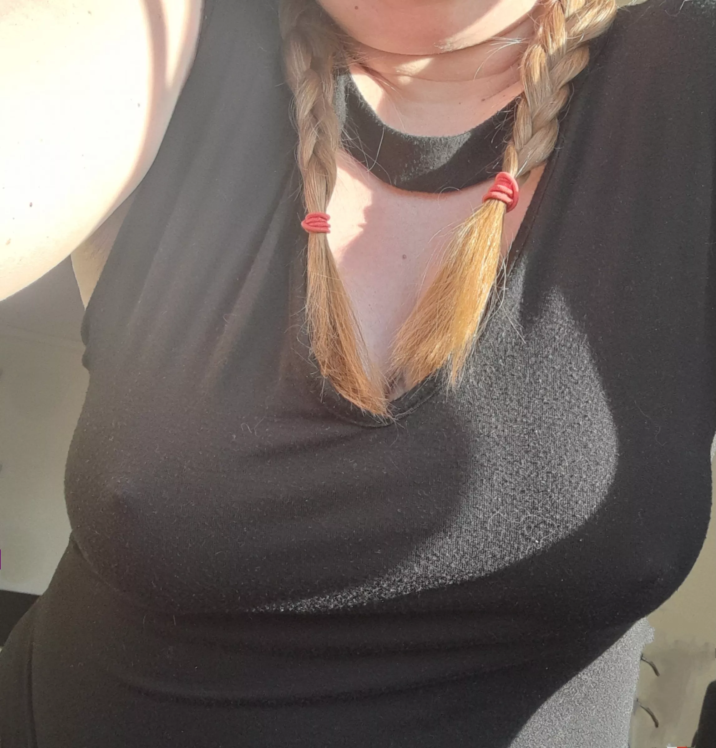 Bra-free makes me feel brazen