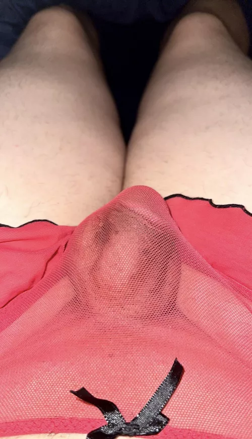 Caught it nice and soft in my favorite panties. Cute 🥰
