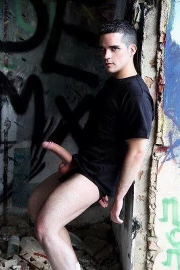 Fat hardon in old building