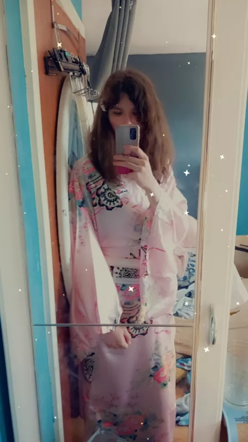 Femboy in a kimono