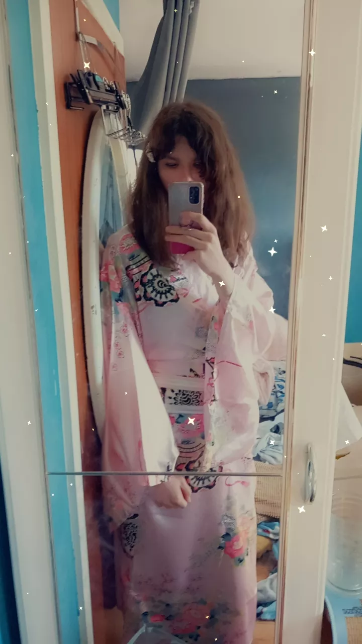 Femboy in a kimono
