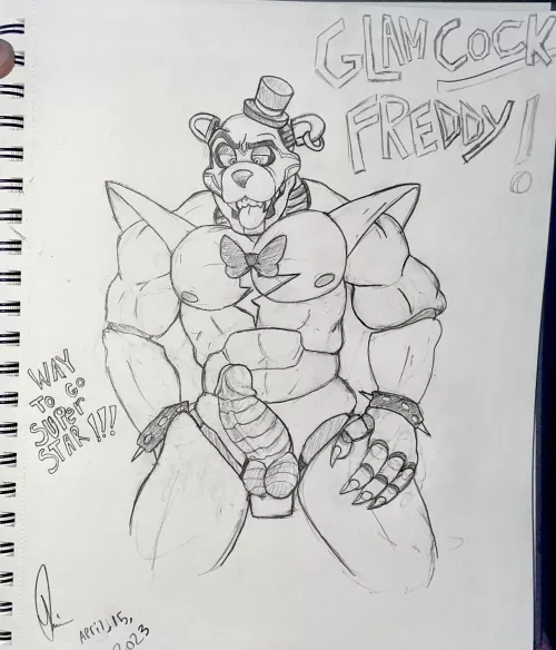Glamcock Freddy. (Oc)