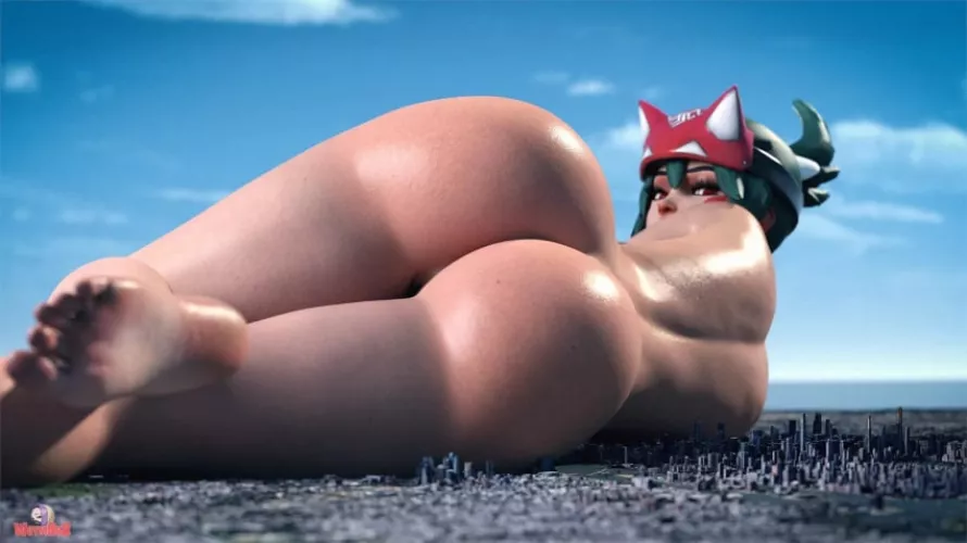 Kiriko's enormous ass (wotm8h8)