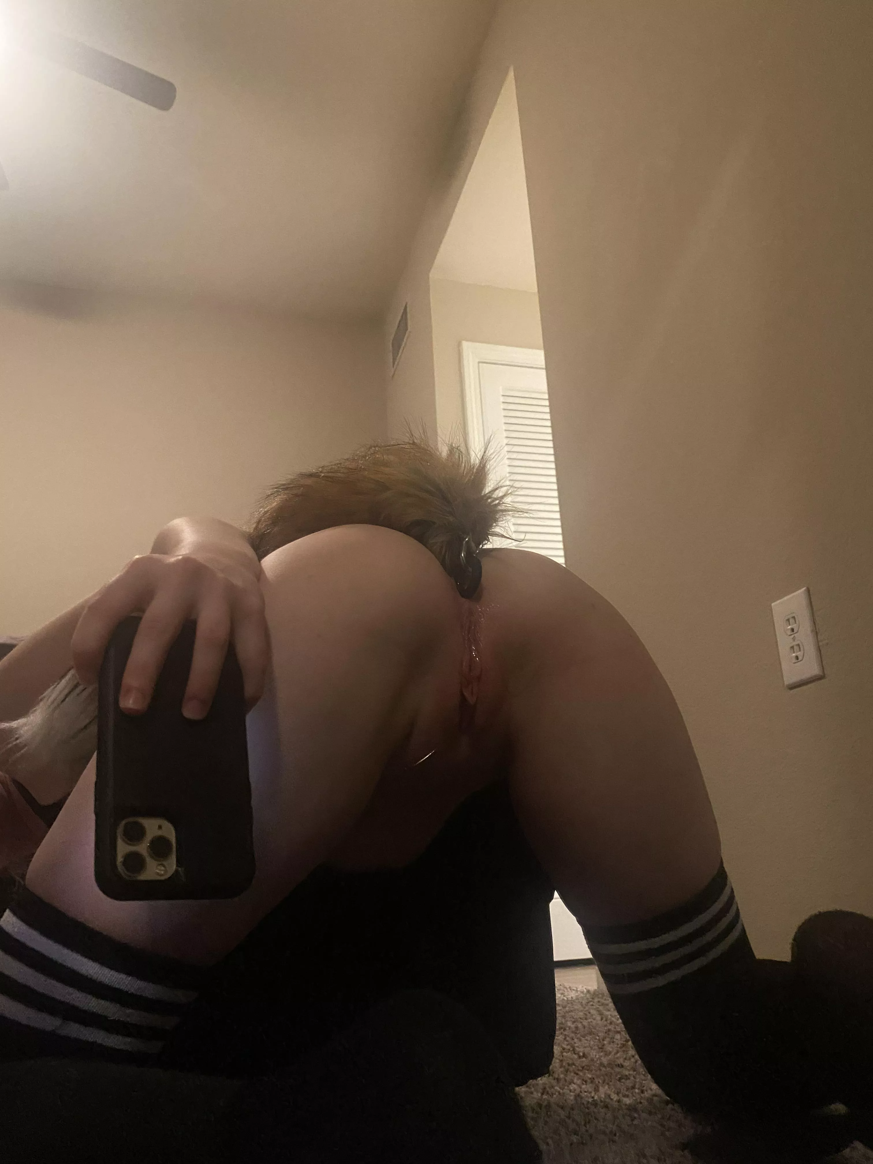 Like how wet I get when I have my tail in?😳