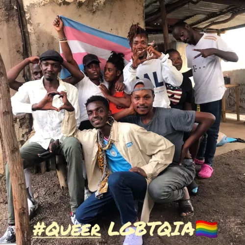 Me and my Queer LGBTQIA 🏳️⚧️🏳️🌈 in Kakuma Refugee Camp, Sharing Love 💕during the Easter Season