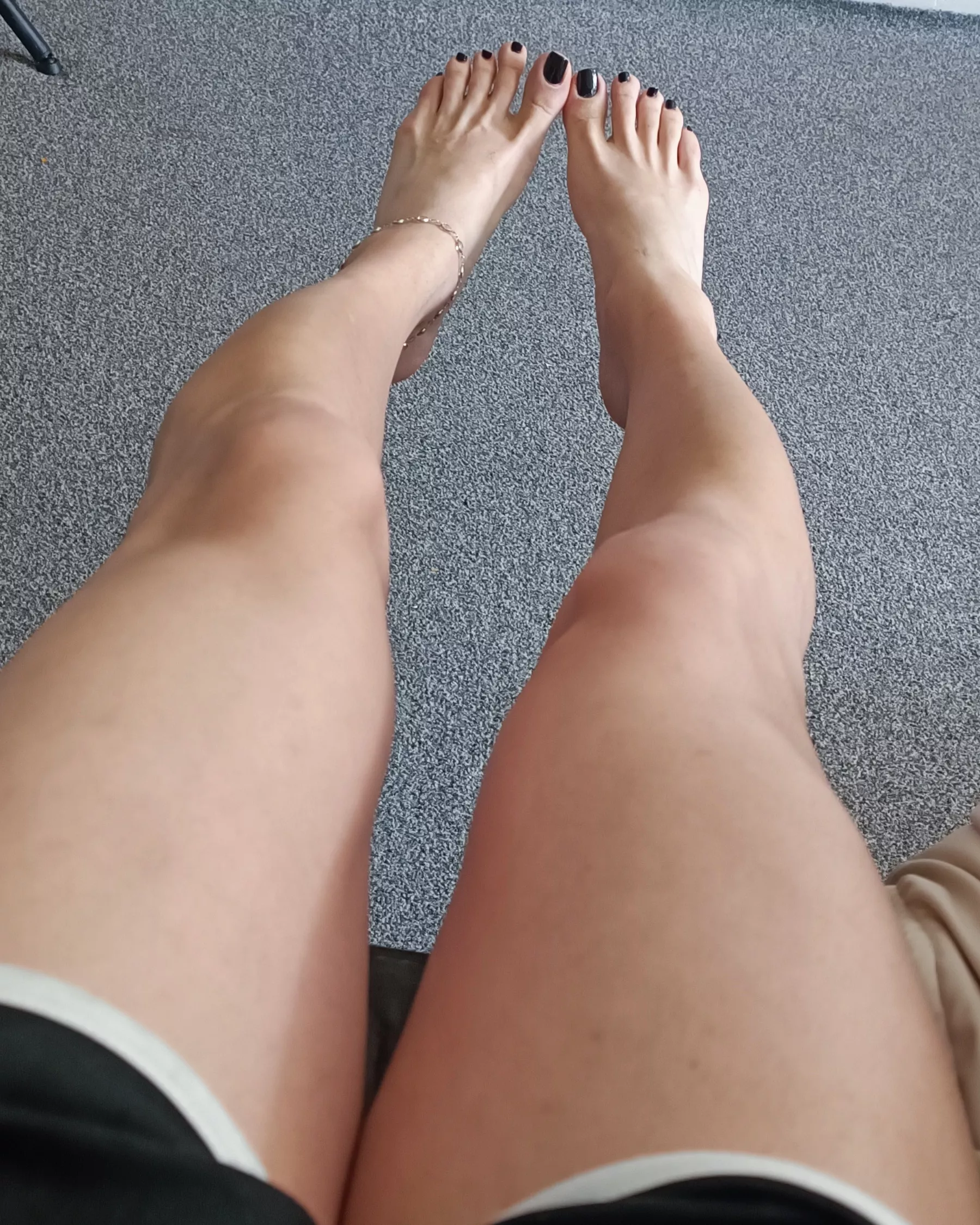 Missing you on the floor so I can have something to rest my feet