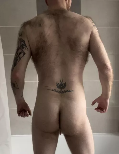 My naked ginger ass!
