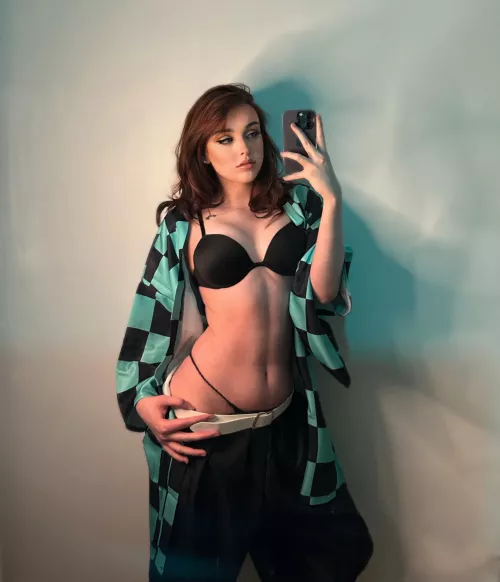 My version of Tanjiro Kamado from Demon Slayer :3