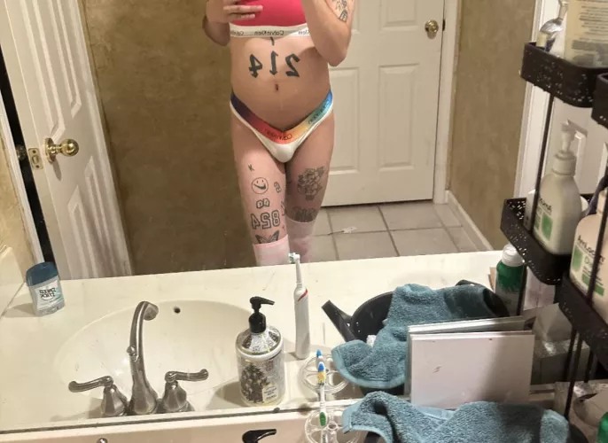 What i wear under my work clothes ….