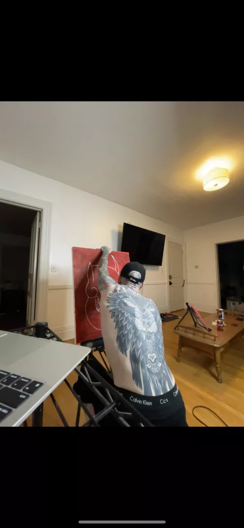 A not so spicy post, I make art too!