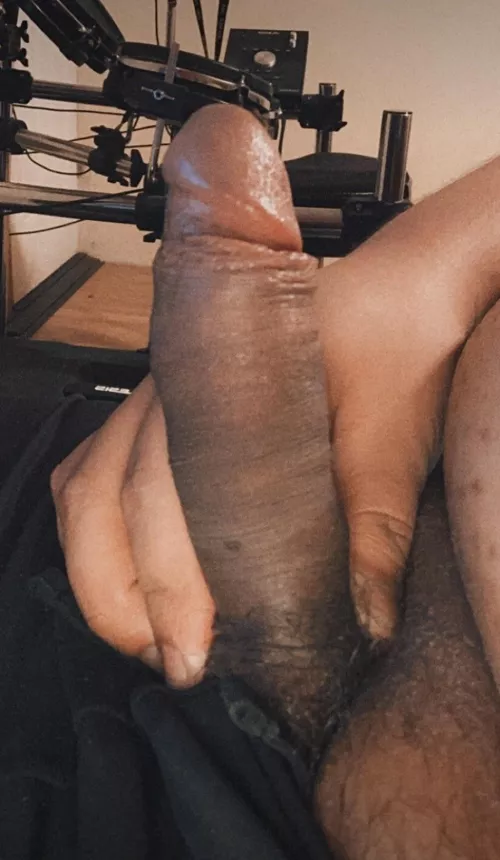 Big brown boy with a big brown cock. Dms open