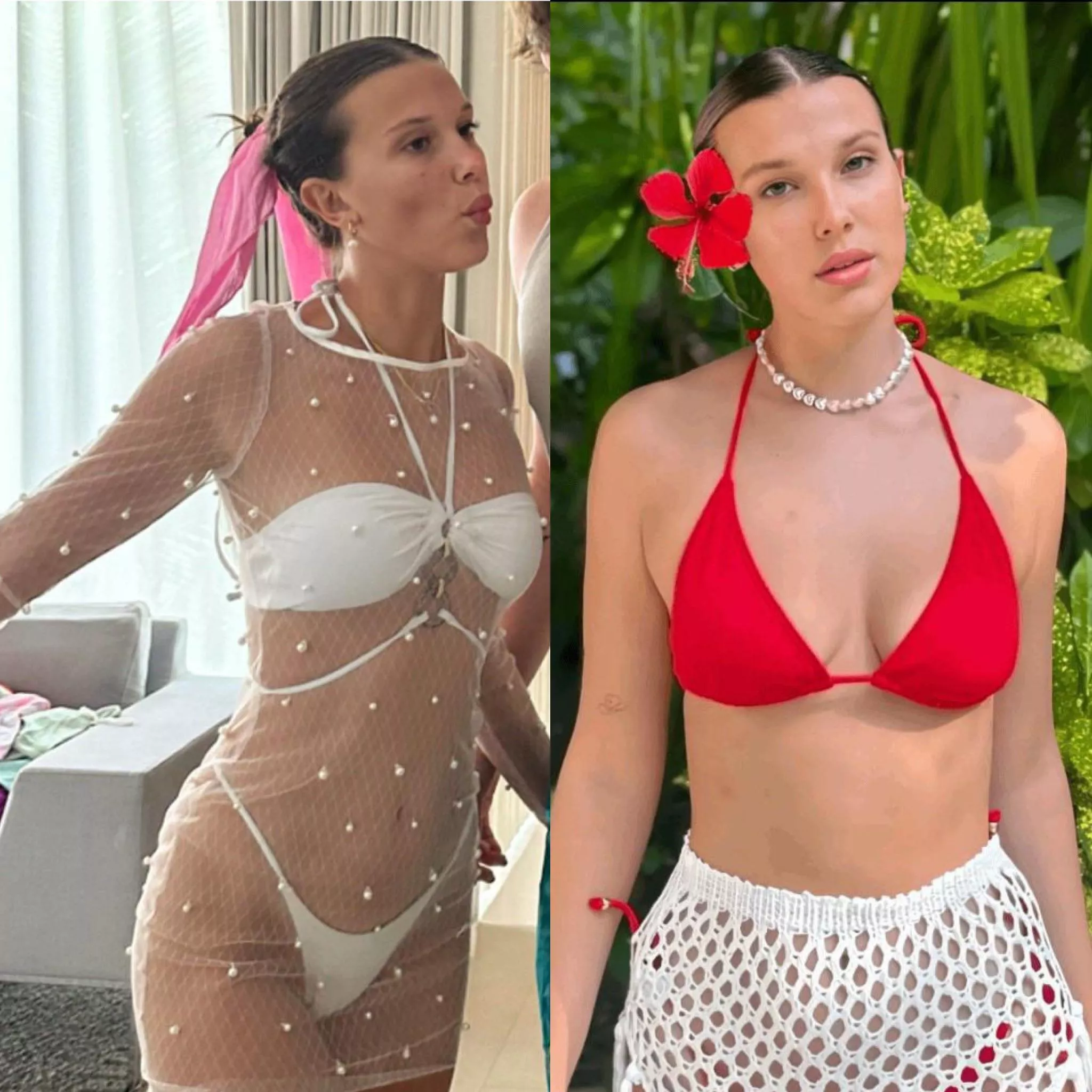 Can’t get enough of Millie Bobby Brown. She has me throbbing.