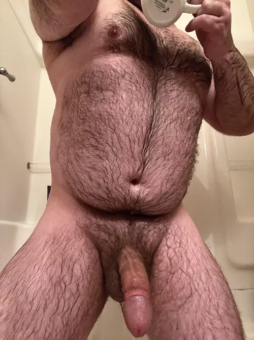 Come in the shower while the water and coffee are warm. I have enough to share.