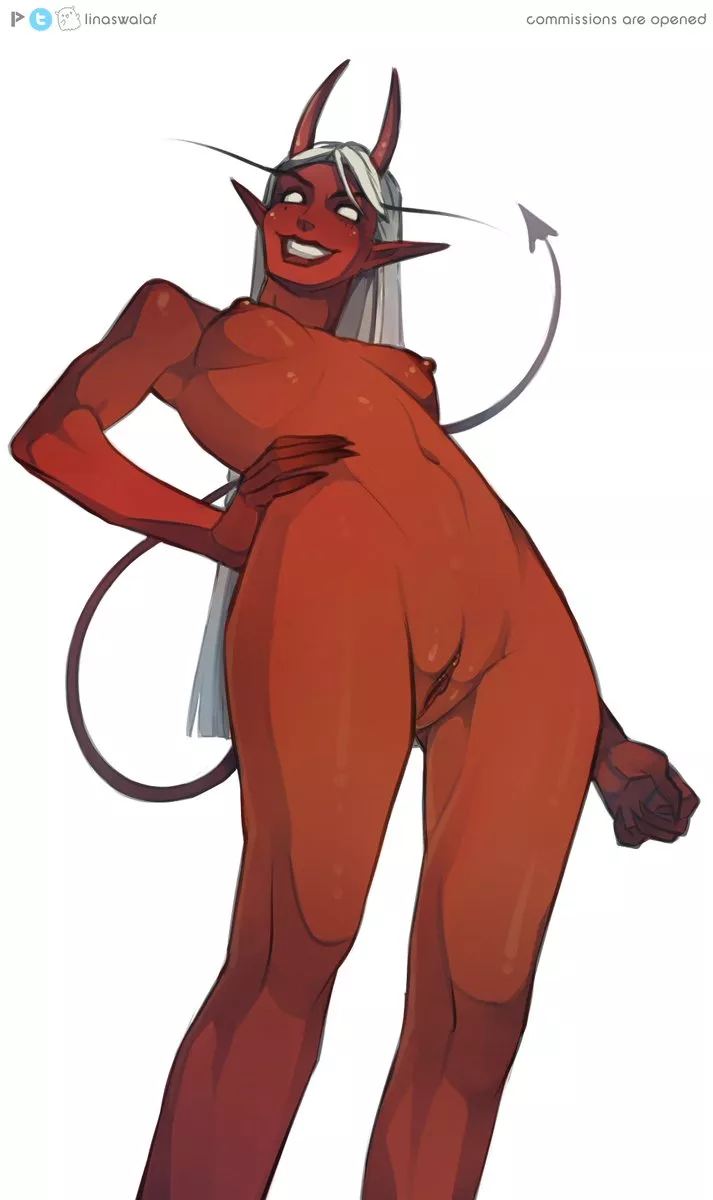 Demon Girl, by @LinaSwalaf