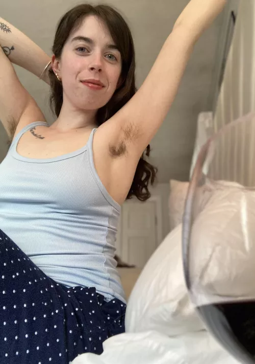 Enjoying a glass 🍷