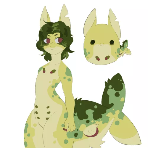 Fishy time! Open adopt (ota) (Art by me @pawsitively.ink (Instagram))