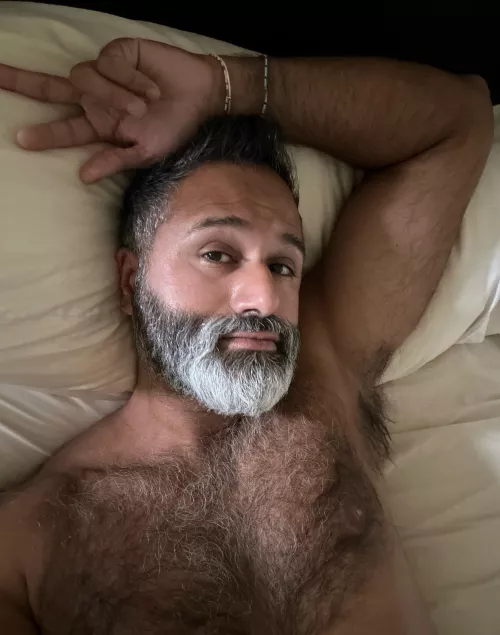 Hairy daddy, hairy 40. Love younger bottoms HMU samchatting6