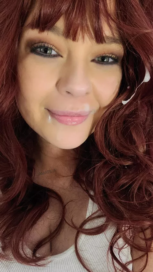 Happiest when I'm covered in cum