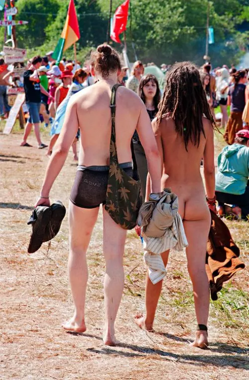 Hippie Chick with dreadlocks