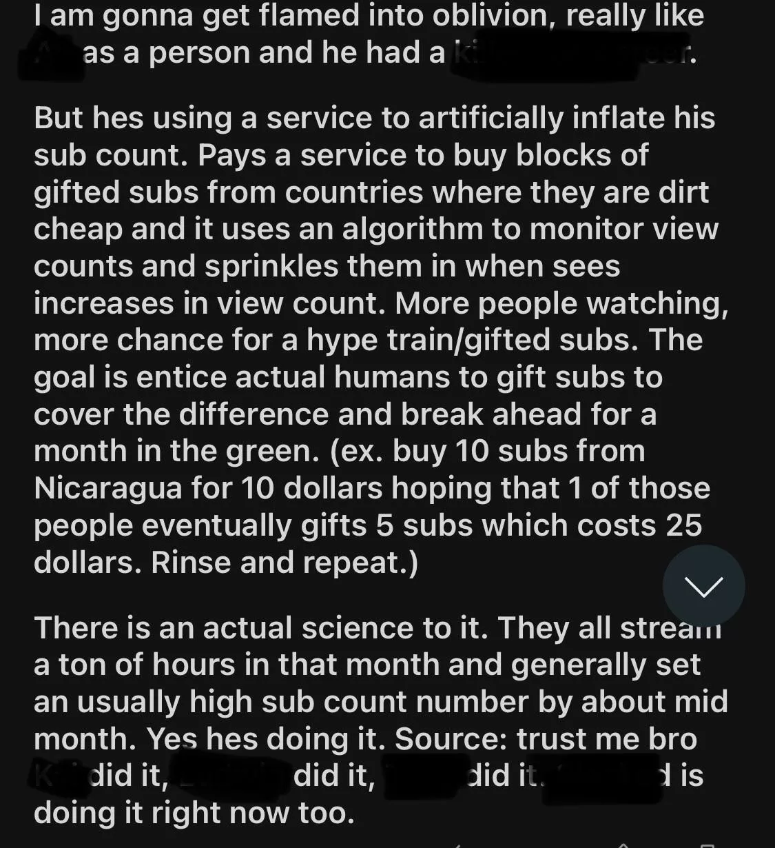 how true is this? (artificial sub counts)