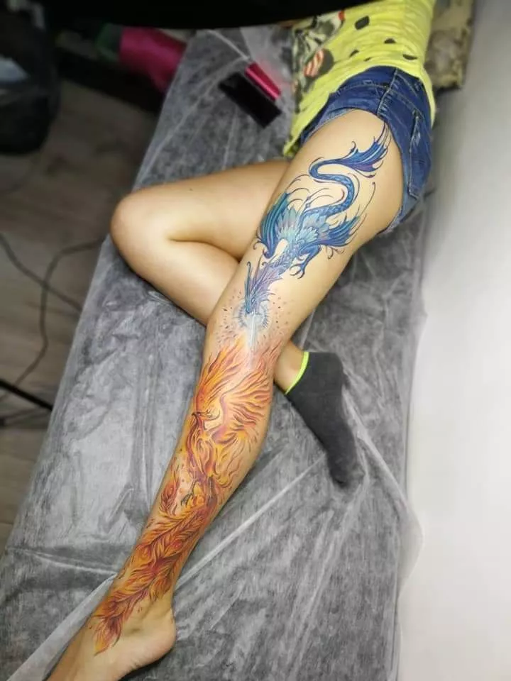 I am very glad that I now have such a wonderful tattoo. It looks amazing :)