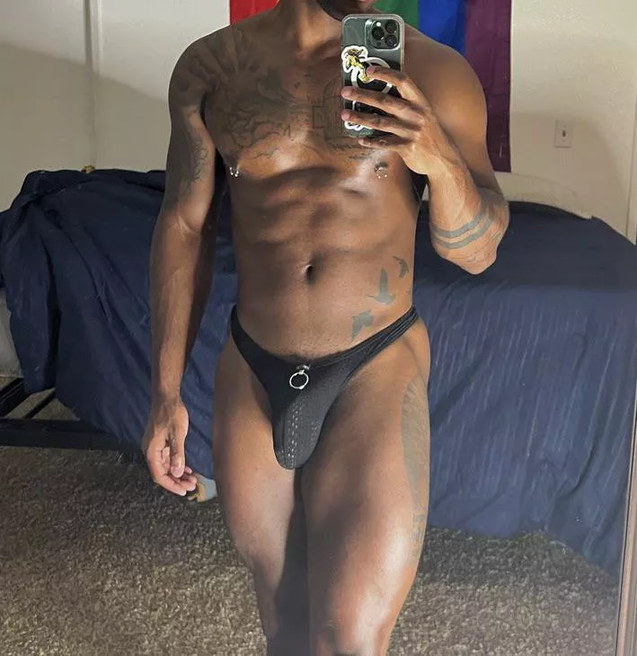 I love my black thong