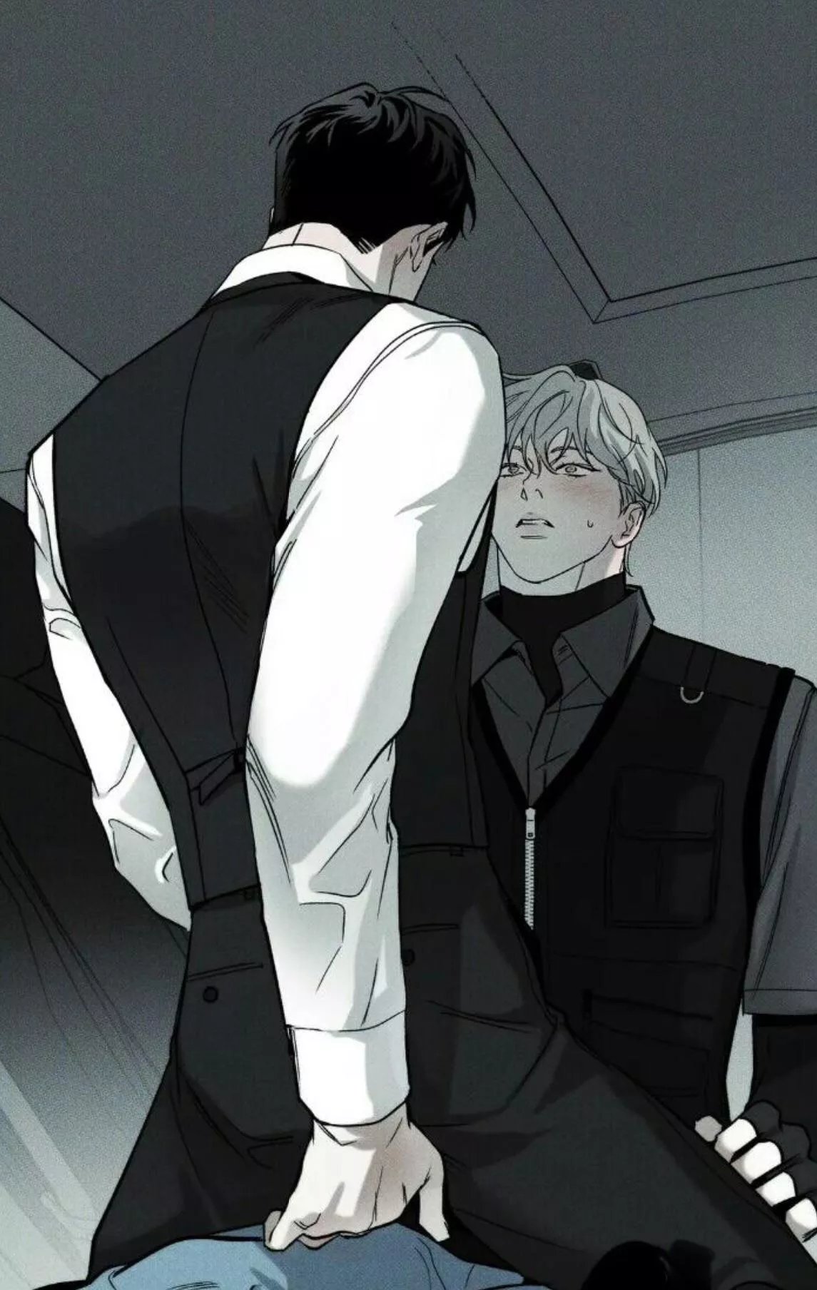 I’m screaming so hard because I thought he was definitely the Seme (He’s tough and the other guy is pretty af) but then he just hopped on him like that!!!AAHHHHHHHHH… Sauce: [The Pizza Delivery Man and The Gold Palace]