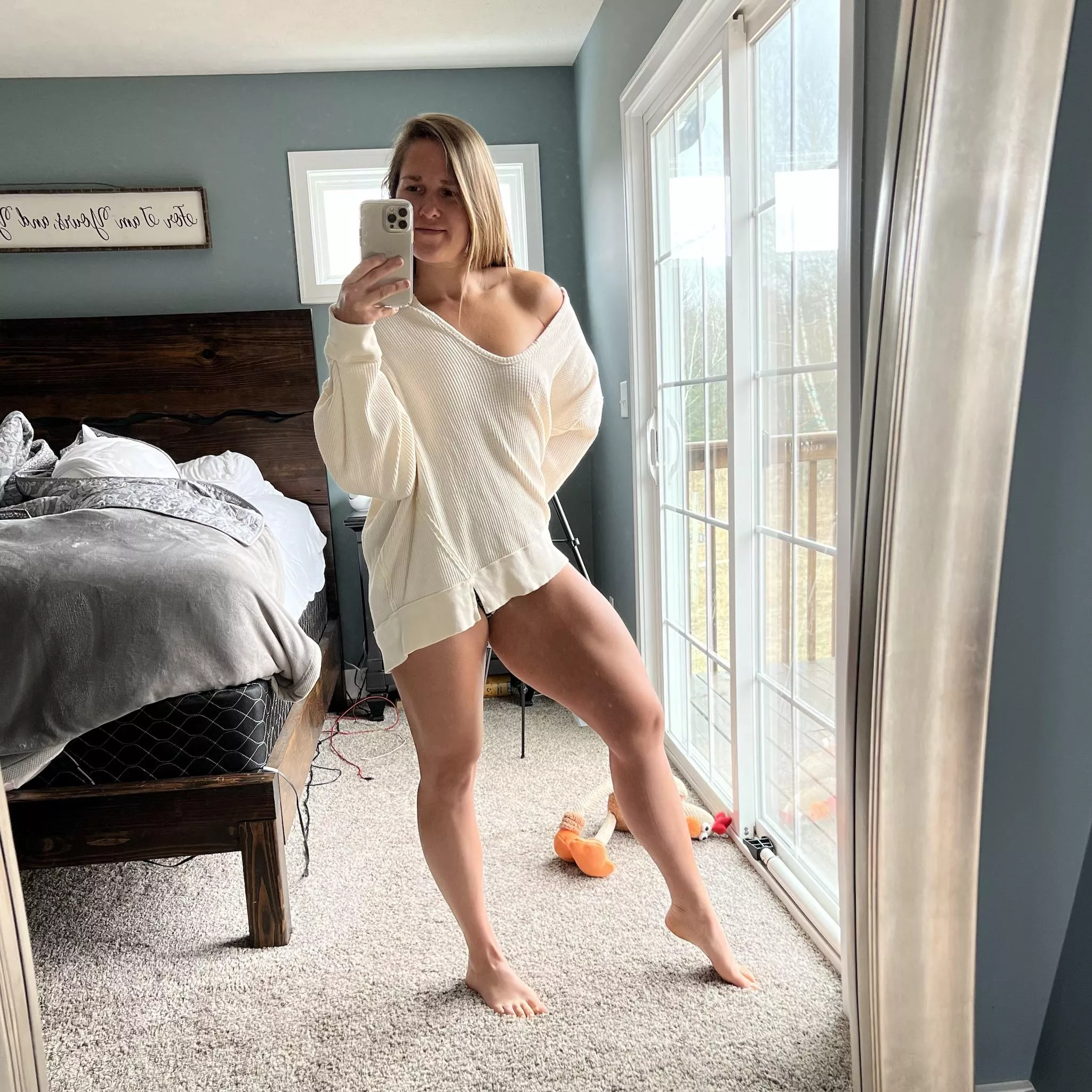 It's a beautiful day, so this is the only thing I plan on wearing