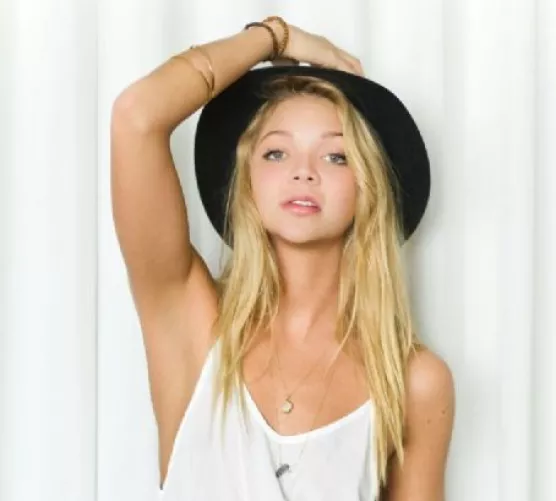 Jessie with a hat...