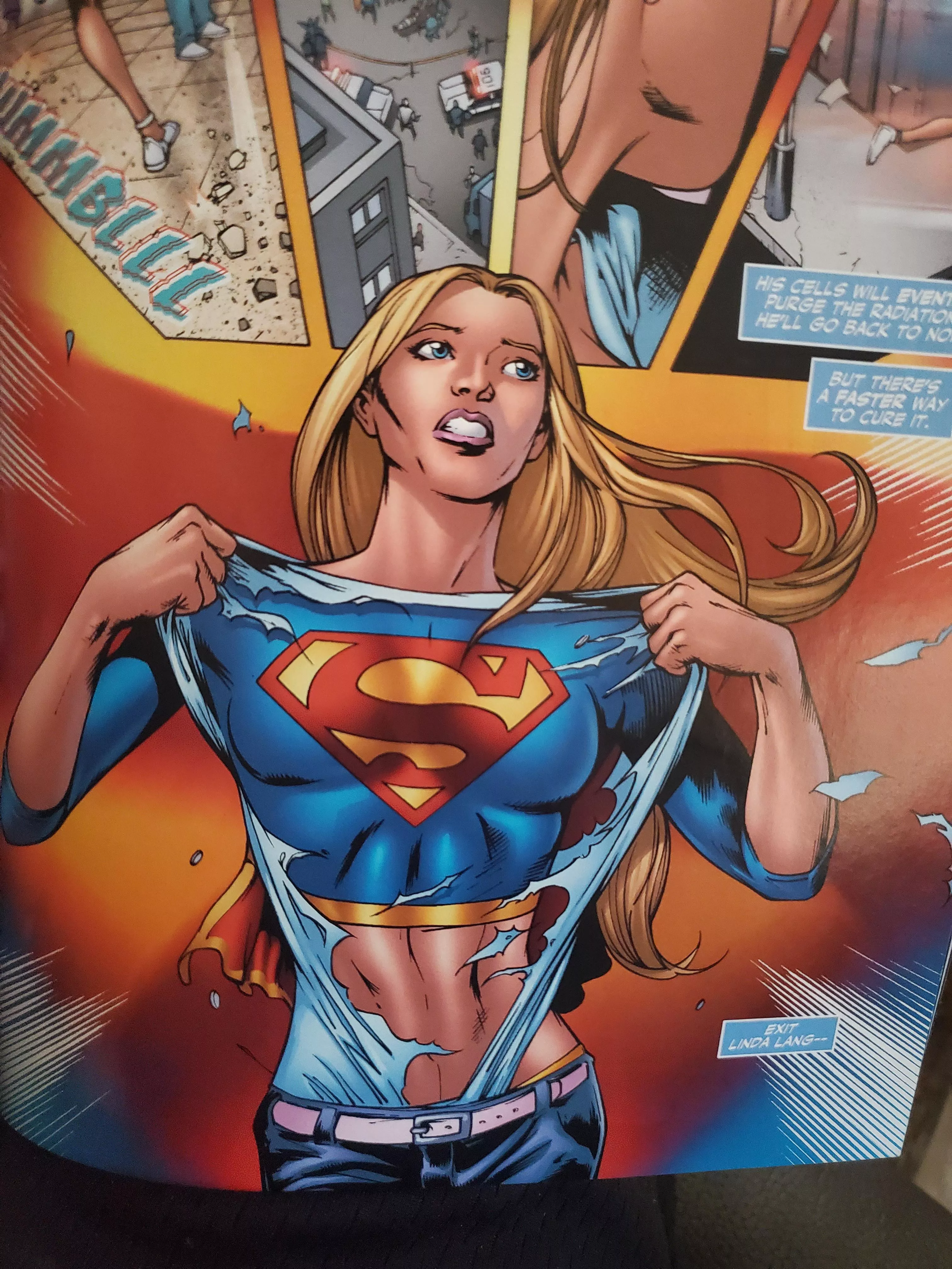 Kara! Dammit use the buttons! [Supergirl TPB Vol. 5]