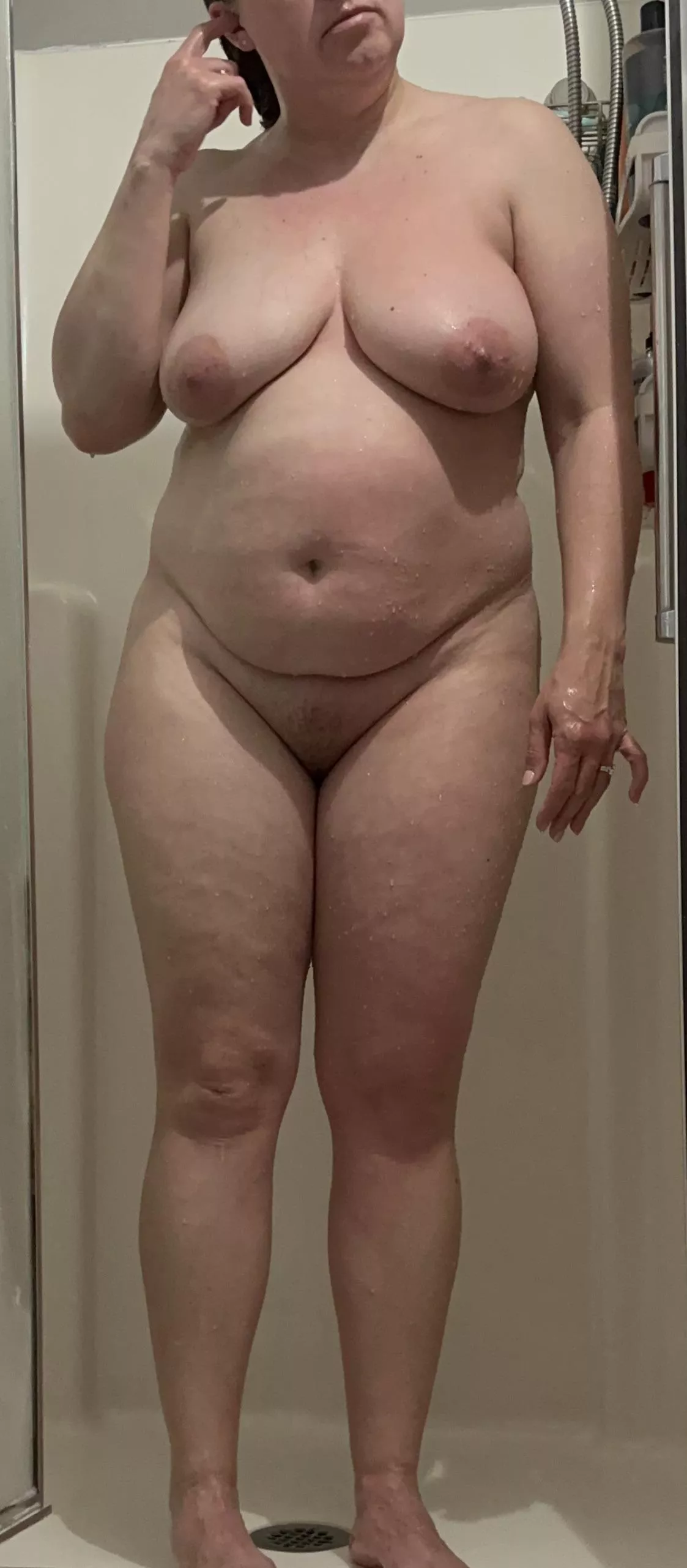 Learning to love my body. Hope you don’t mind I posted again. I find it therapeutic. Thank you for your kind words. 40F, 5’3”, 185 Learning to love my body. Hope you don’t mind I posted again. I find it therapeutic. Thank you for your kind words. 40F, 5’3”, 185