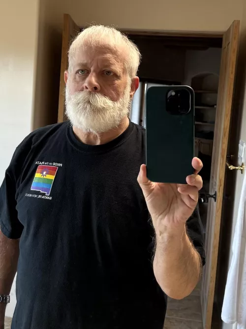 Like my hair combed on my forehead? I like the beard and bangs combo when I have a good hair day.